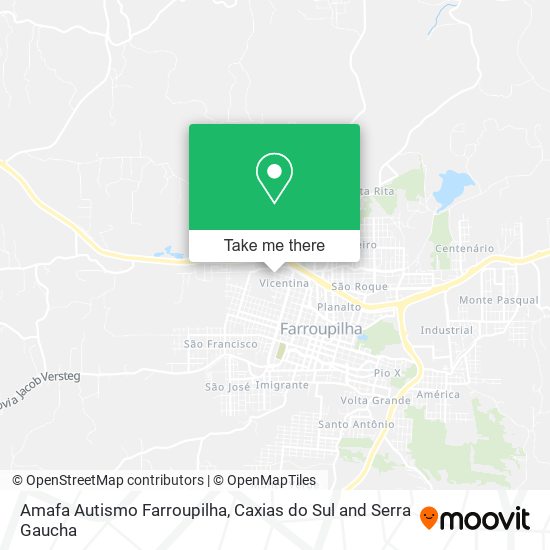 Amafa Autismo Farroupilha map