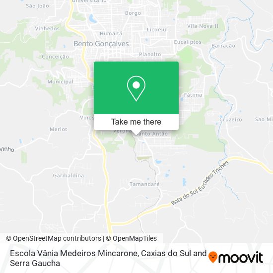 Escola Vânia Medeiros Mincarone map