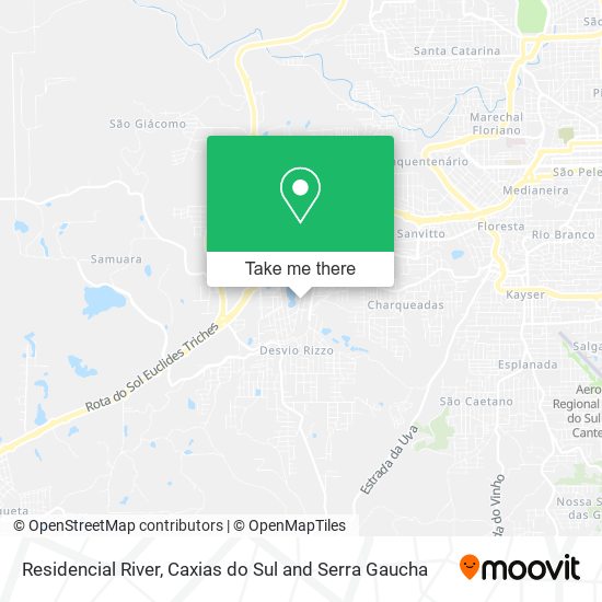 Residencial River map