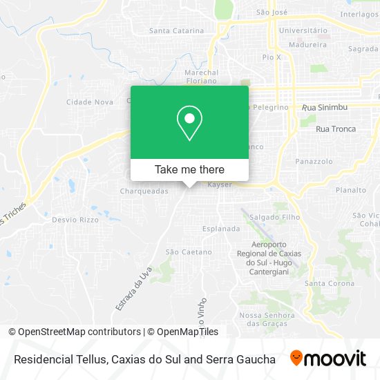 Residencial Tellus map