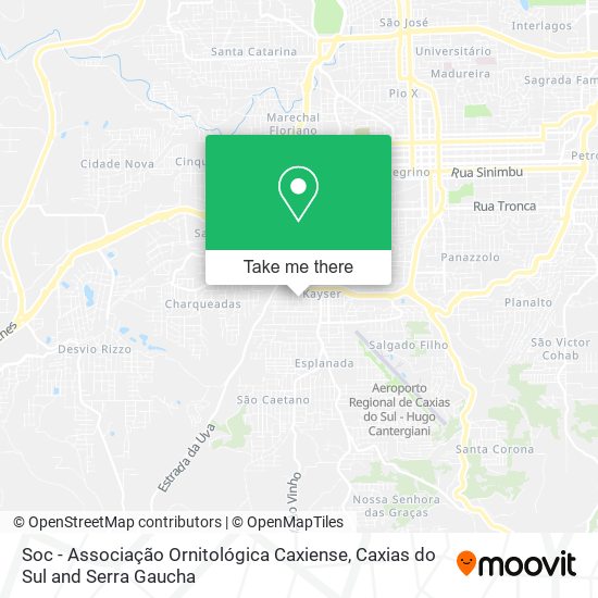 Soc - Associação Ornitológica Caxiense map