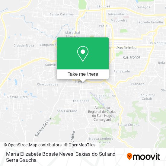 Maria Elizabete Bossle Neves map