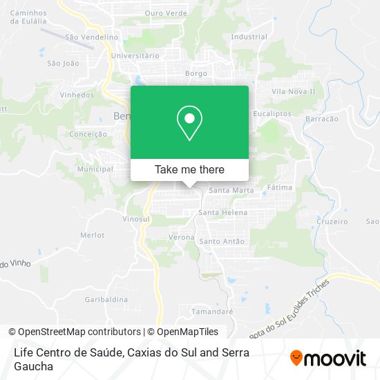 Life Centro de Saúde map