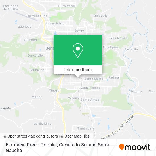 Farmacia Preco Popular map