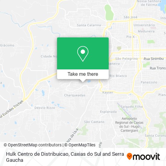 Hulk Centro de Distribuicao map