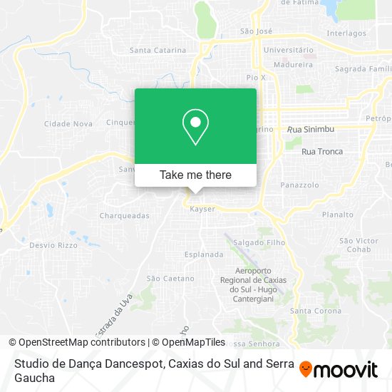 Studio de Dança Dancespot map