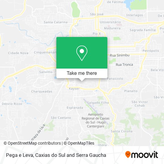 Pega e Leva map
