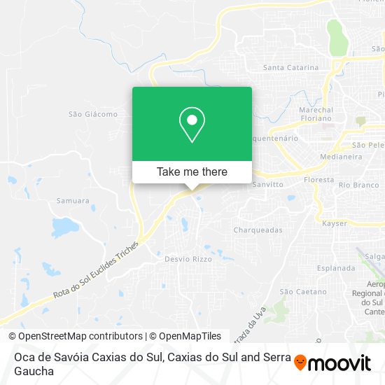 Oca de Savóia Caxias do Sul map