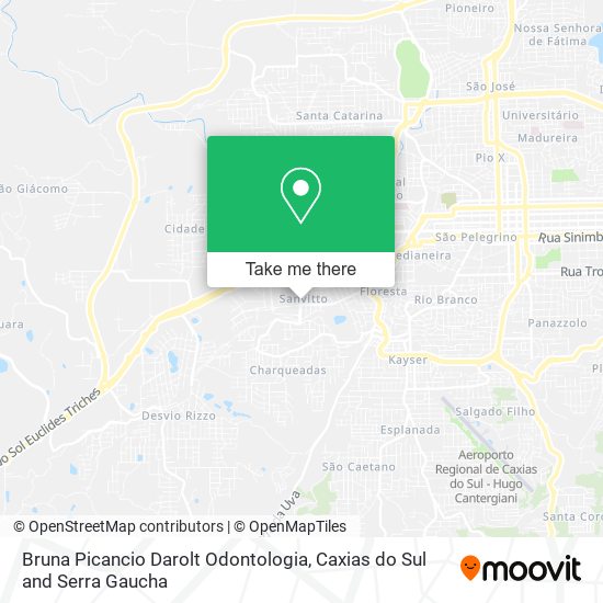Bruna Picancio Darolt Odontologia map