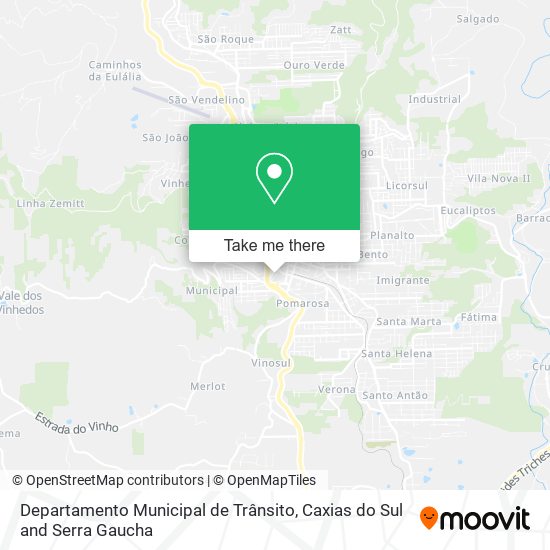 Departamento Municipal de Trânsito map