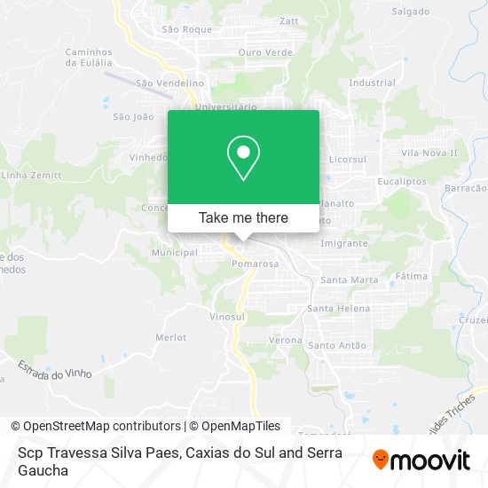 Scp Travessa Silva Paes map