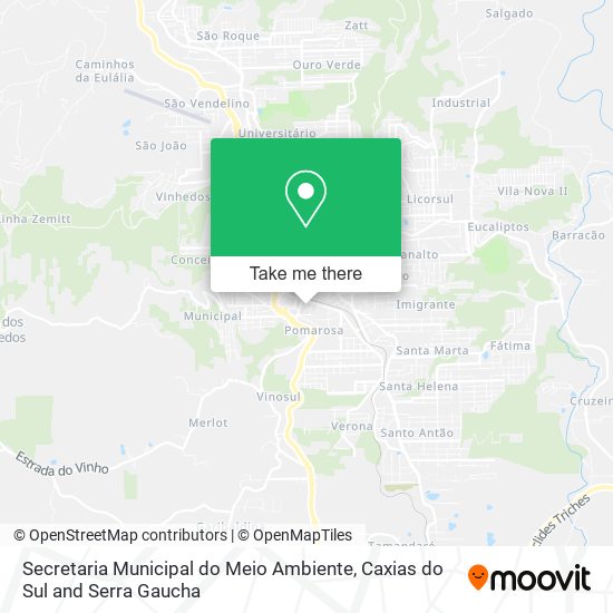 Secretaria Municipal do Meio Ambiente map