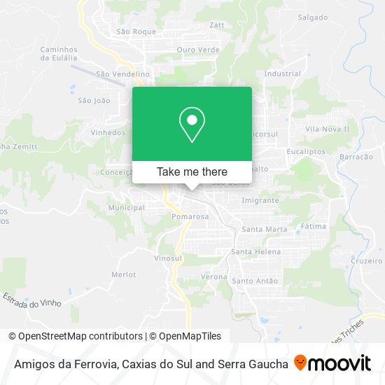 Amigos da Ferrovia map