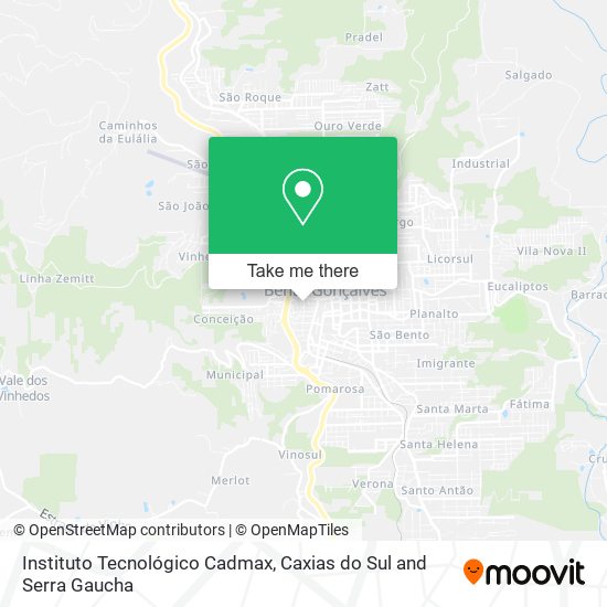 Instituto Tecnológico Cadmax map