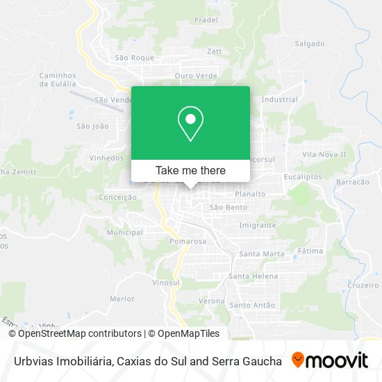Urbvias Imobiliária map