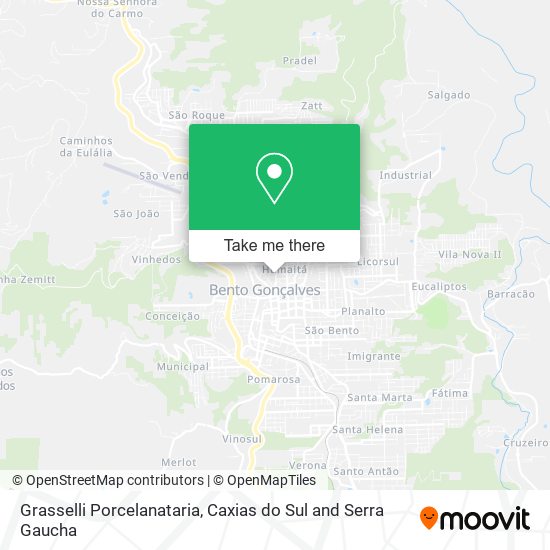 Mapa Grasselli Porcelanataria