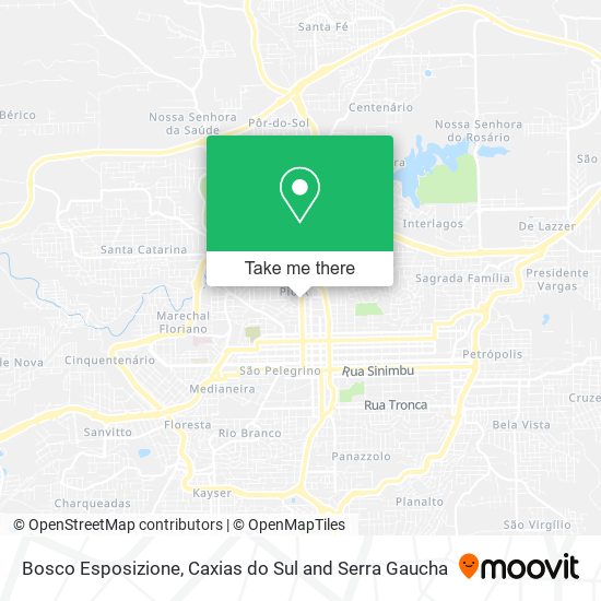 Bosco Esposizione map