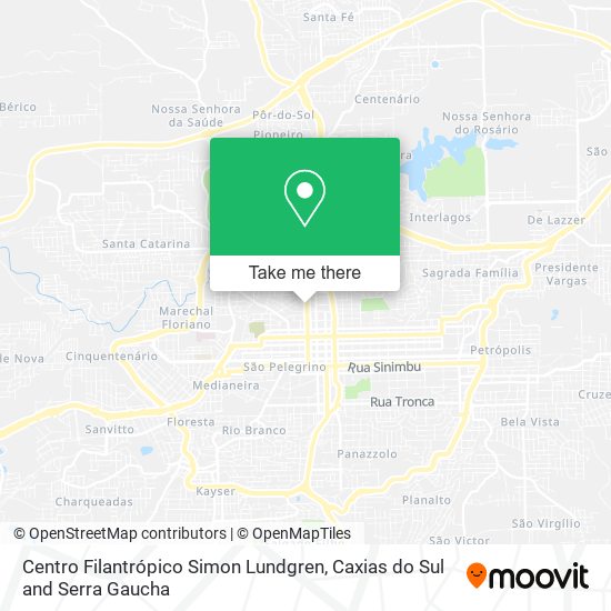 Centro Filantrópico Simon Lundgren map