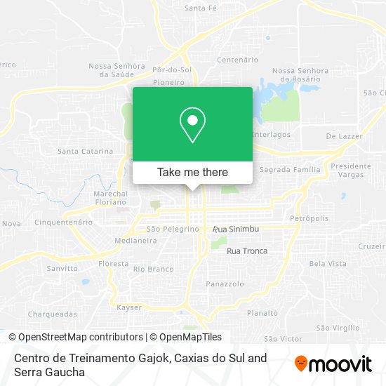 Centro de Treinamento Gajok map
