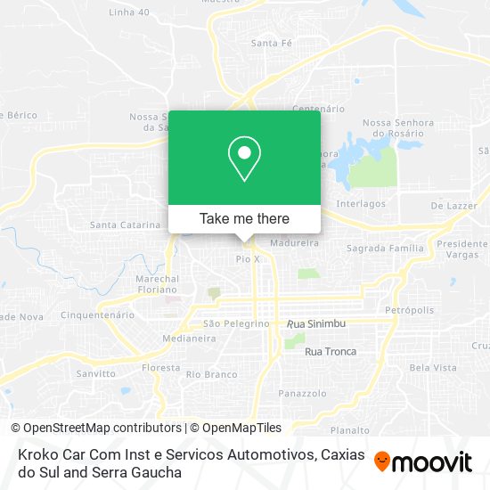 Kroko Car Com Inst e Servicos Automotivos map