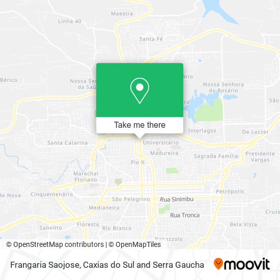 Frangaria Saojose map