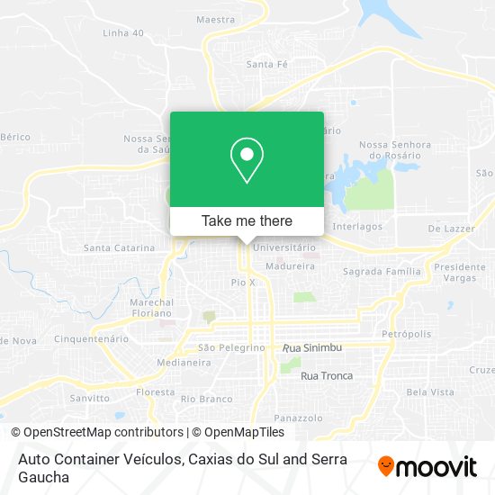 Auto Container Veículos map