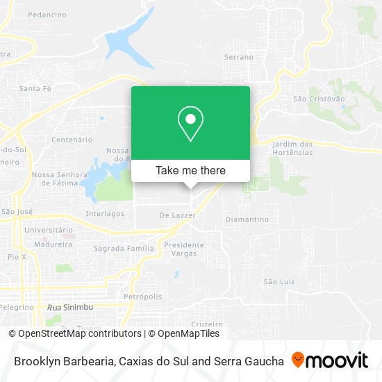 Brooklyn Barbearia map