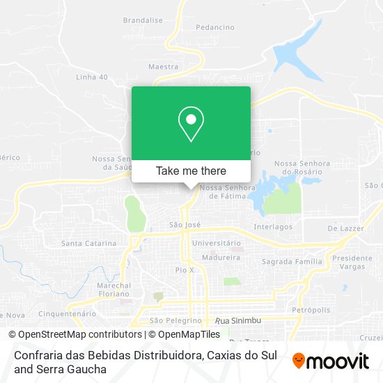 Confraria das Bebidas Distribuidora map