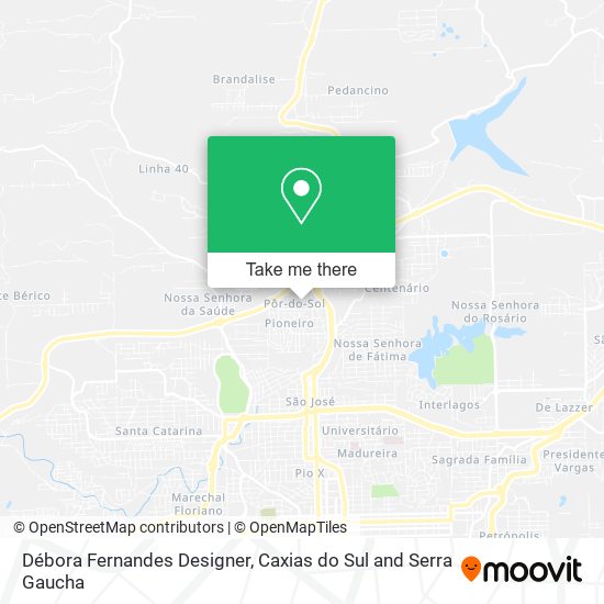 Débora Fernandes Designer map
