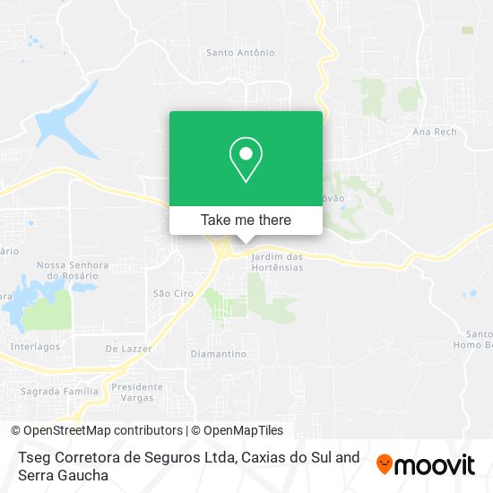 Mapa Tseg Corretora de Seguros Ltda