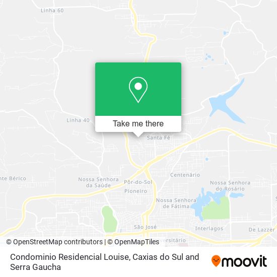 Condominio Residencial Louise map