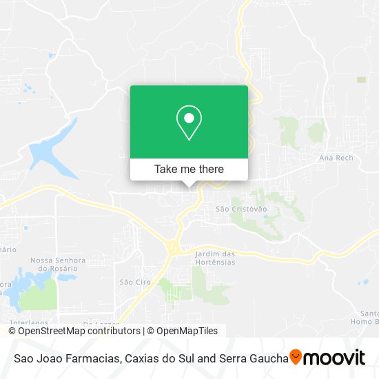 Sao Joao Farmacias map