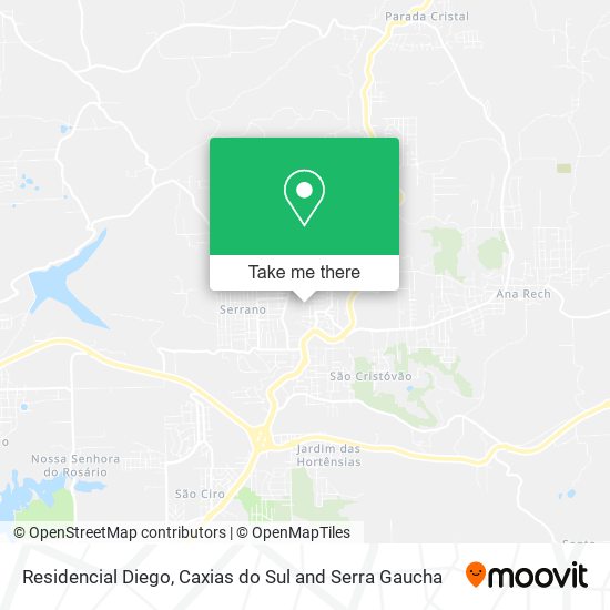 Residencial Diego map