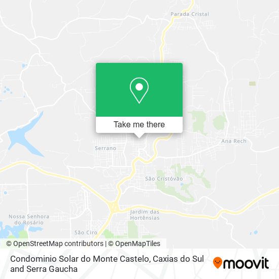 Condominio Solar do Monte Castelo map
