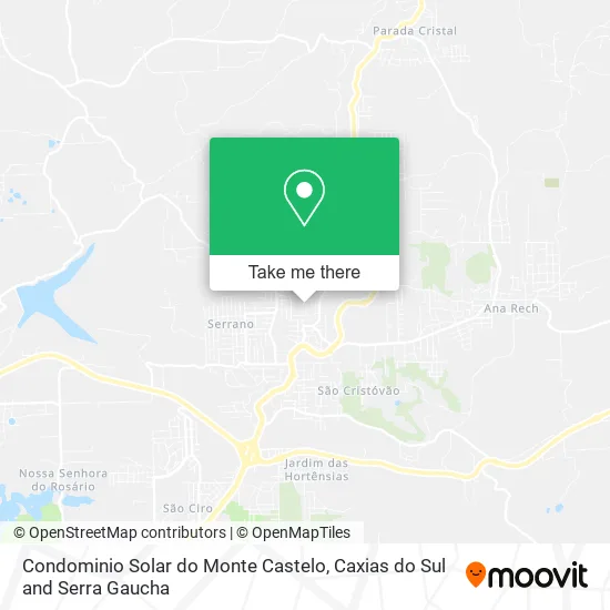 Condominio Solar do Monte Castelo map