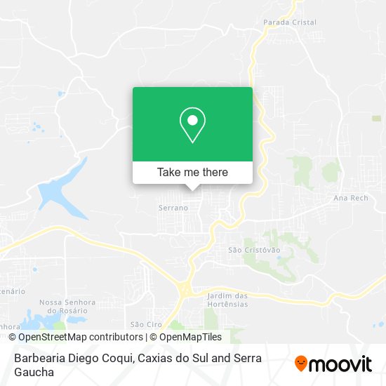 Barbearia Diego Coqui map
