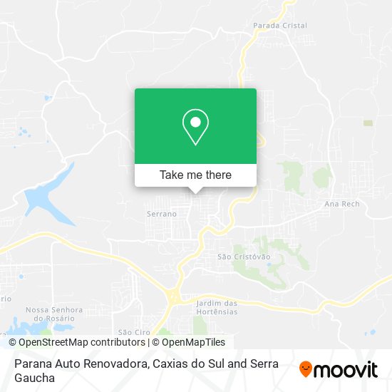 Parana Auto Renovadora map