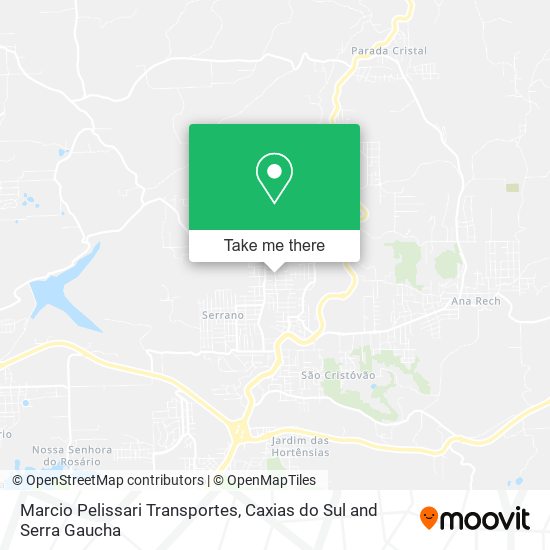 Marcio Pelissari Transportes map
