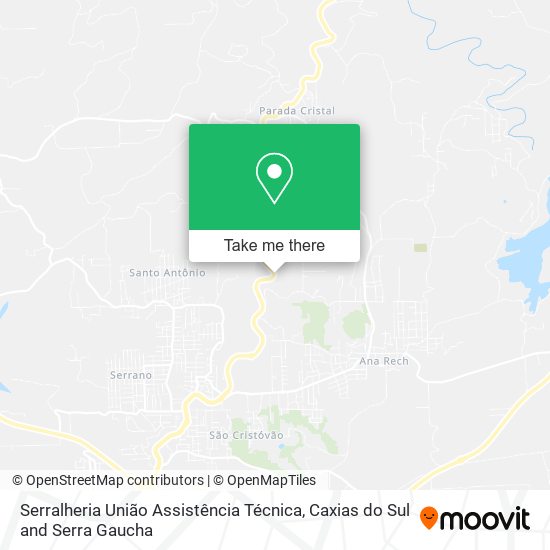Serralheria União Assistência Técnica map