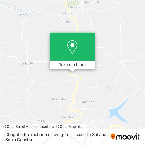 Chapolin Borracharia e Lavagem map
