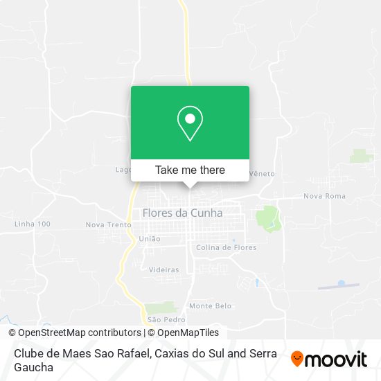 Clube de Maes Sao Rafael map