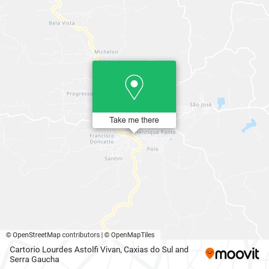 Cartorio Lourdes Astolfi Vivan map