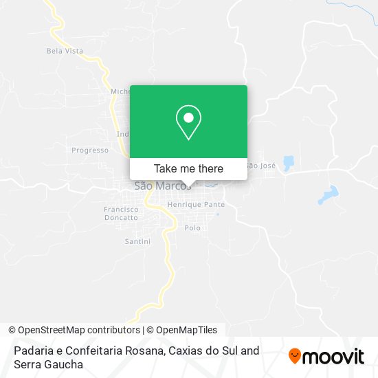 Padaria e Confeitaria Rosana map