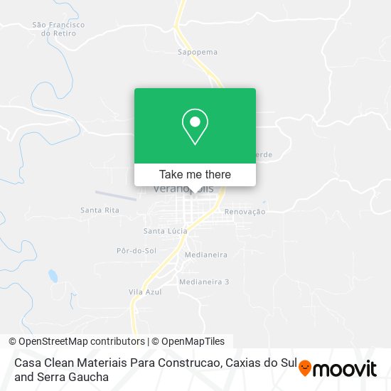 Casa Clean Materiais Para Construcao map