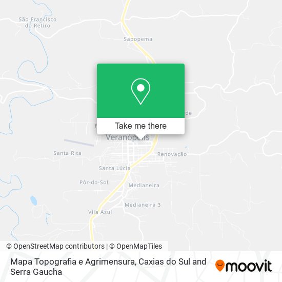Mapa Topografia e Agrimensura map