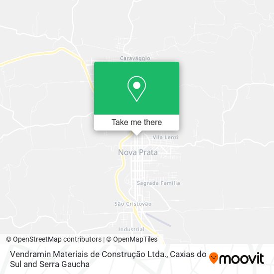Vendramin Materiais de Construção Ltda. map