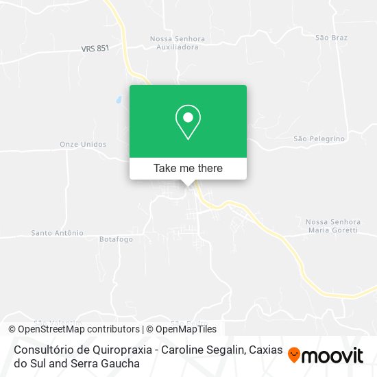 Consultório de Quiropraxia - Caroline Segalin map