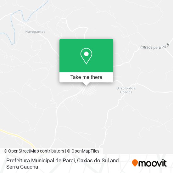 Prefeitura Municipal de Paraí map