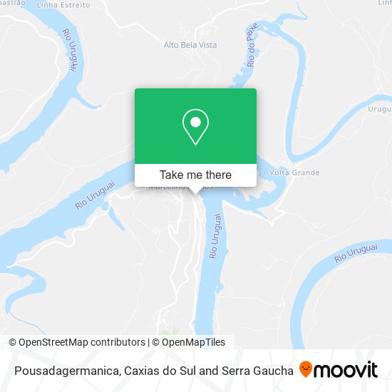 Pousadagermanica map