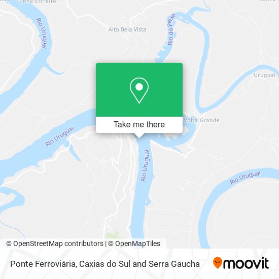Ponte Ferroviária map